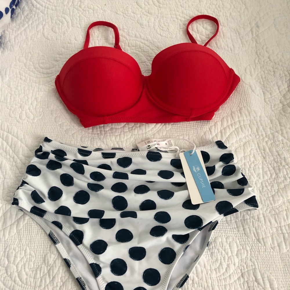 New with tags high waisted bikini